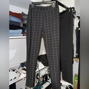 Black and White Checkerboard dressy pants